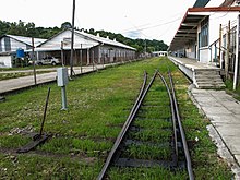 The old station photographed in 2011. SabahStateRailways TanjungAruRailwayStation-01.jpg