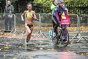 Наталія Легонькова на Дублінському марафоні