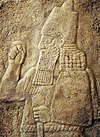 Cast of a rock relief of Sennacherib from the foot of Mount Judi, near Cizre. Sanherib-tr-4271.jpg