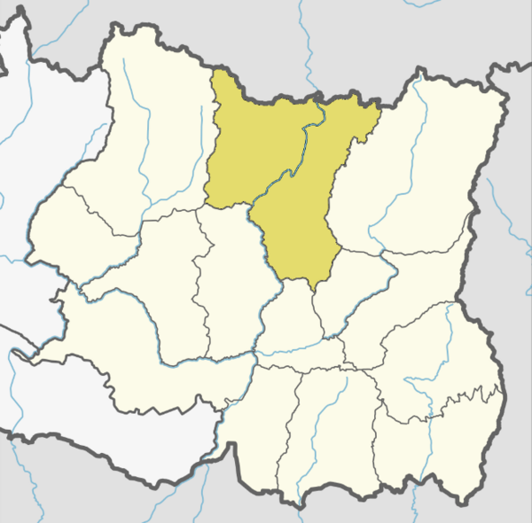 Location of Sankhuwasabha in province