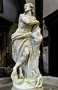Santi Apostoli (Venice) - Statue Stoup of John the Baptist by Giacomo Piazzetta.jpg
