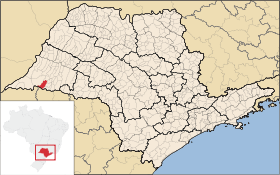 Localização de Sandovalina em São Paulo