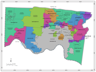 School districts in Hamilton County School districts in Hamilton County, Ohio.png