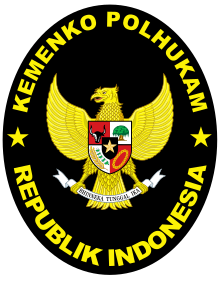 Seal of the Coordinating Ministry for Political, Legal, and Security Affairs of the Republic of Indonesia.svg
