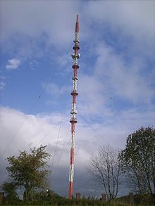 170 metre tall radio mast Langenberg-Rommel Sendemast rommel.JPG