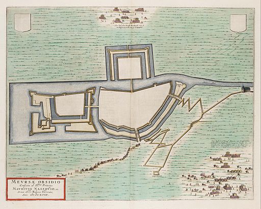 Siege of Moers (Meurs) by Maurice of Orange in 1597 - Mevrsae Obsidio