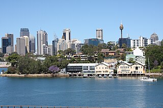 <span class="mw-page-title-main">Balmain East, New South Wales</span> Suburb of Sydney, New South Wales, Australia