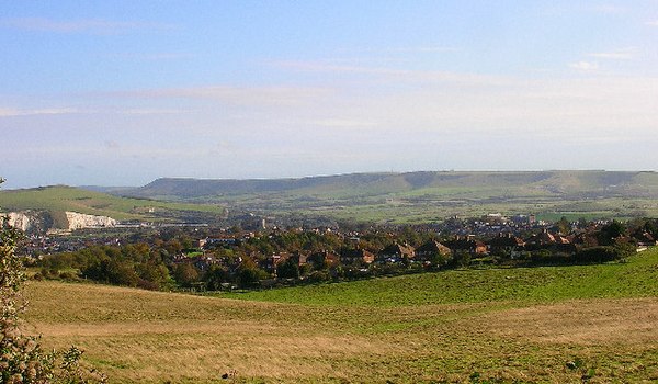 Site of the Battle of Lewes (1264) in East Sussex, photographed in 2005