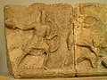 Slab from the Amazonomachy frieze from the Mausoleum at Halikarnassos, Mausoleum at Halicarnassus, British Museum (8245667430).jpg