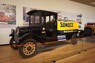 1924 Mason Road King truck at the Sloan Museum Sloan Museum at Courtland Center December 2018 28 (1924 Mason Road King truck).jpg