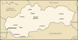 Słowakska: Geografija, Stawizny, Nožki