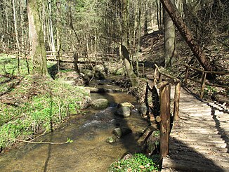 Unterlauf des Sophienfließes kurz nach der Drachenkehle