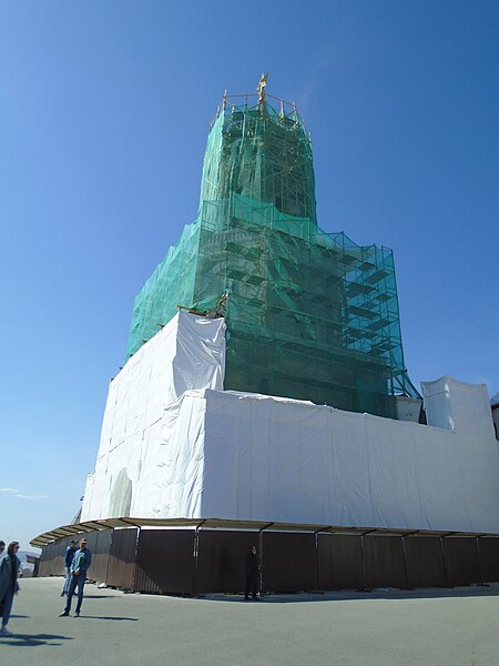 File:Spasskaya Tower, Kazan, restoration (2022-04-24) 07.jpg