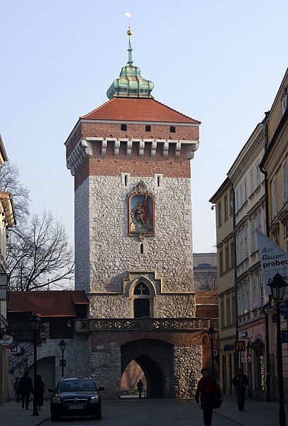 File:St. Florian's Gate,Old Town, Krakow,Poland.jpg