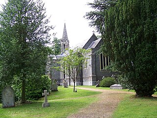 Ampfield village in the United Kingdom