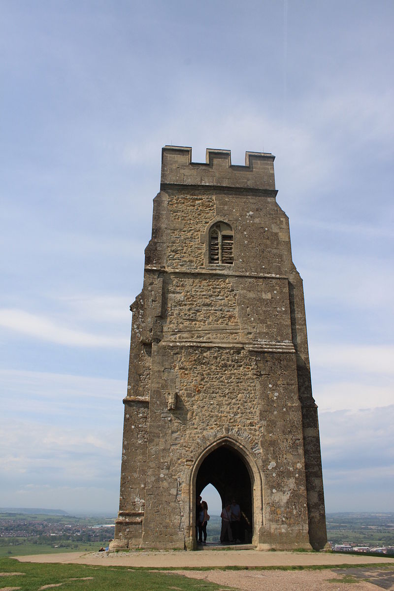 Torre de San Miguel en Glastonbury Tor · Santo Cáliz en Inglaterra
