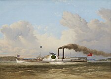 蒸気船「ケベック」(1853) オンタリオ美術館