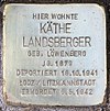 Stolperstein Giesebrechtstr 7 (Charl) Käthe Landsberger.jpg