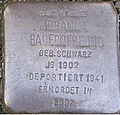 image=File:Stolperstein_Mittelweg_8-10_Johanna_Bauernfreund.jpg