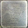 Stolperstein Parchim Feilchenfeld Fritz