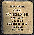 Pietra d'inciampo Solingen Elisenstr.  10 Rosel Frankenstein.jpg
