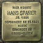 Stolperstein für Hans Spanier