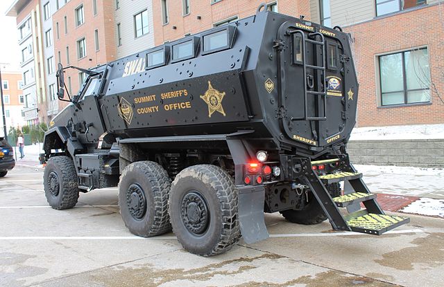 SWAT vehicle of the Summit County Sheriff's Office