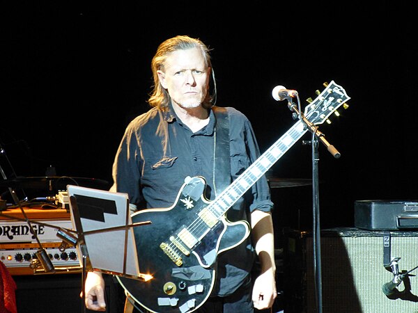 Michael Gira on stage at Stylus, Leeds University, 5 April 2013