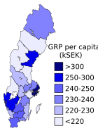 Sweden GRP per Capita2004