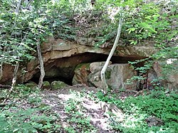 A Szabó József-barlang bejárata 2020-ban