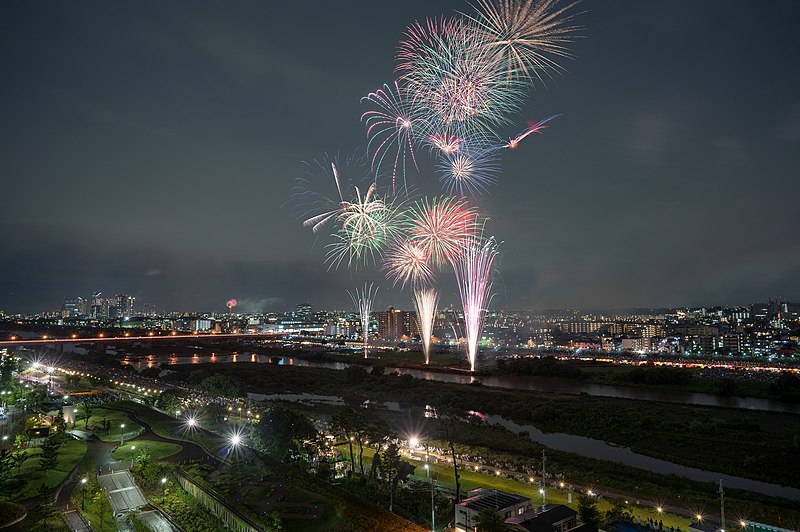 File:Tamagawa Fireworks (29379966851).jpg