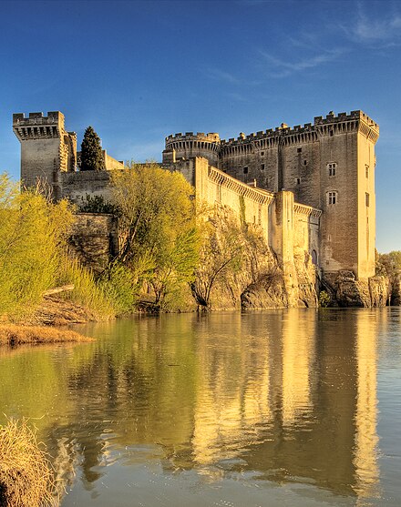 Château de Tarascon, un site de tournage extérieur