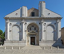 Templo Malatestiano de Rímini, Alberti, cara a 1450.