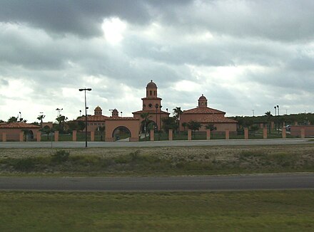 Texas Travel Information Center located near Laredo, Texas along I-35, 18 miles from the Mexico – United States border.