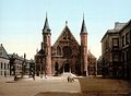 La Ridderzaal en 1900 après la restauration de Pierre Cuypers.