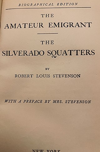 <i>The Amateur Emigrant</i> Book by Robert Louis Stevenson
