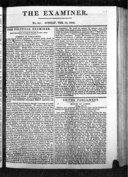 File:The Examiner 1826-02-19- Iss 941 (IA sim examiner-a-weekly-paper-on-politics-literature-music 1826-02-19 941).pdf