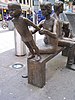 The Family sculpture by Robert Thomas, Cardiff Queen Street - geograph.org.uk - 624471.jpg