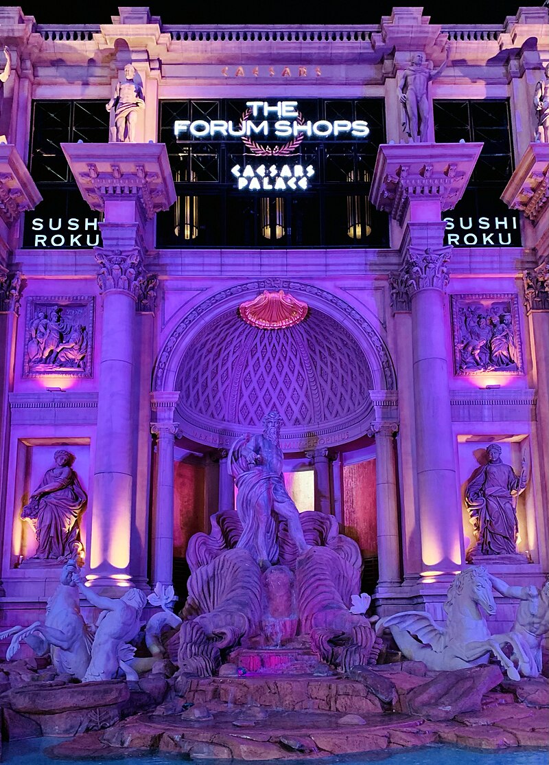 A statue in the Forum Shops at Caesars Palace, Las Vegas Strip