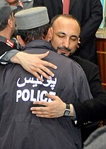 Thumbnail for File:The Honorable Minister Mohammad Hanif Atmar, Afghan Ministry Of Interior, recognizes members of the Afghan National Police and family members of two fallen police officers (4305602311).jpg