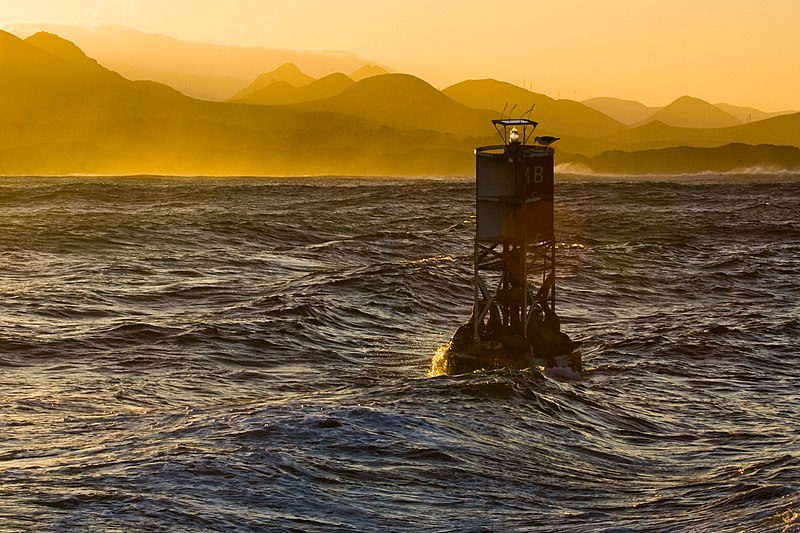File:The Morro Bay MB Buoy and Seven Sisters Morros.jpg