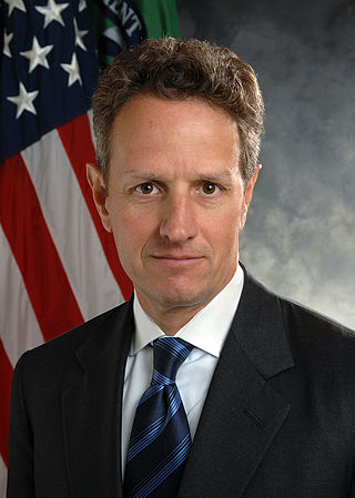 <span class="mw-page-title-main">Timothy Geithner</span> American central banker and politician