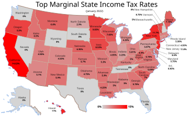 State tax levels in the United States - Wikipedia