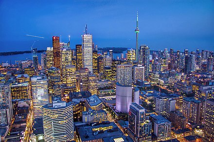 The Toronto financial district is the second-largest financial centre in North America, the seventh-largest globally in employment and the heart of Canada's finance industry.[261]