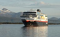 Hurtigruten MS Trollfjord in Molde, Norwegen