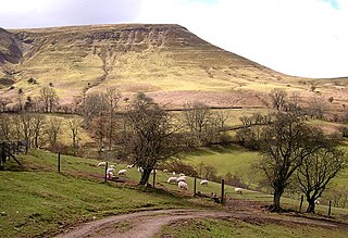 Twmpa Mountain in southeast Wales, United Kingdom