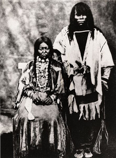 File:Two Kalispel Indians at Fort Colvile. Woman and man. Taken 1861. (f700a43f-74f0-4426-80c4-640243ac865c).jpg