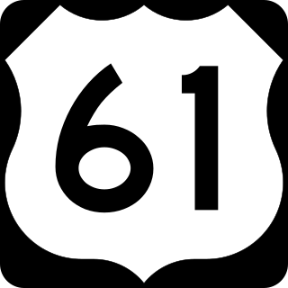 <span class="mw-page-title-main">U.S. Route 61</span> Highway in the United States