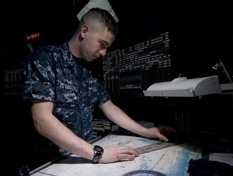 File:US Navy 120111-N-TZ605-140 Air-Traffic Controller Airman Michael Reynolds, assigned to the operations department aboard the Nimitz-class aircraft.jpg