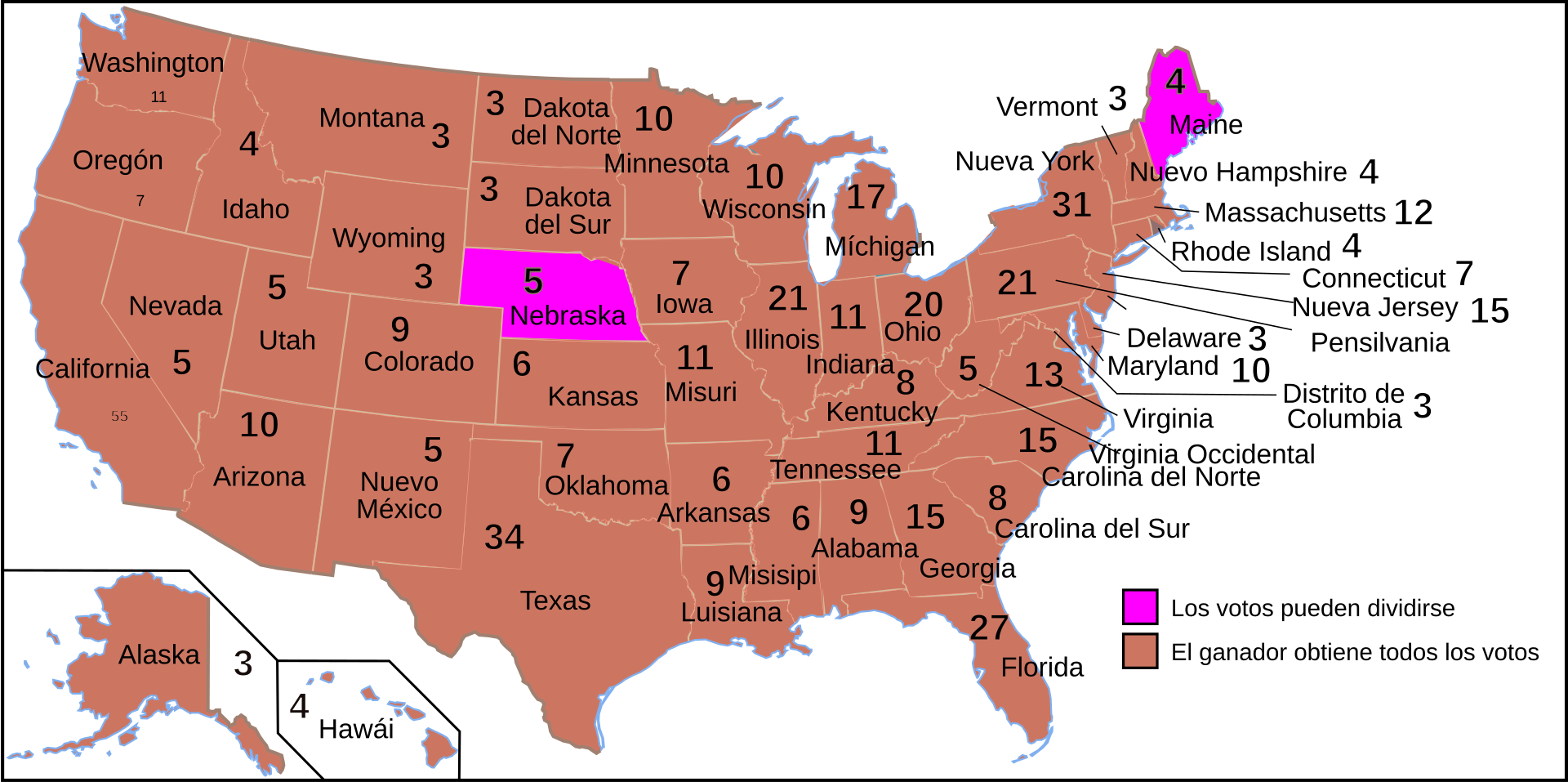 Colegio Electoral de los Estados Unidos - Wikipedia, la ...